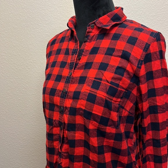 J.Crew long sleeve checkered flannel - Picture 3 of 4